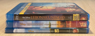 Walt Disney: LEIJONAKUNINGAS-trilogia (1994-2003) *UUSI*