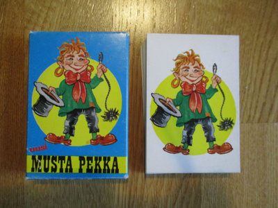 uusi MUSTA PEKKA pelikortit * PALETTI 856 106 korttipeli