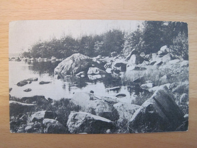 VANHA Postikortti Korshamn 1921