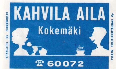 Kokemäki, Kahvila Aila      8/3