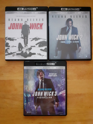 John Wick 1-3 4K UHD + BLU-RAY