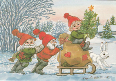 Postikortti, JOULUKORTTI,  Marjaliisa Pitkäranta