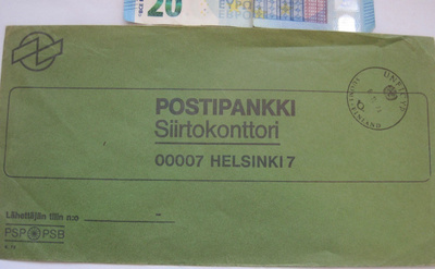 Kuori Postipankki Siirtokonttori UNFICYP Kypros 1974