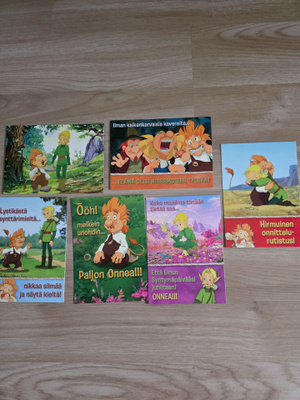 6 käyttämätöntä röllikorttia