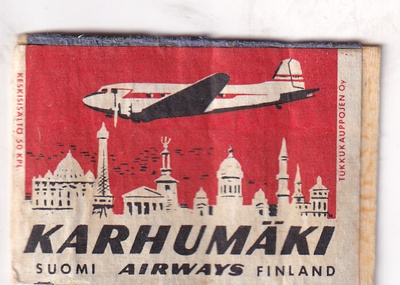 KARHUMÄKI Airways. lentokone    s18