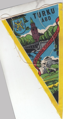 Turku Turunlinna - Tuomiokirkko turistiviiri  p219