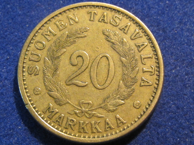 20 markkaa 1939