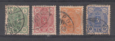 1889-1895 Vaakunamerkkejä