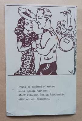 Sotilas tanssii. Suomen Aliupseeri, KP 1941 lotalta lotalle