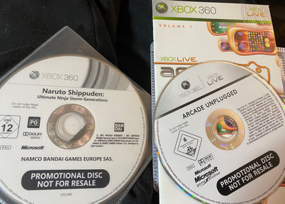 Arcade Unplugged & Naruto Shippuden Xbox 360