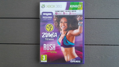 Xbox360: Zumba Fitness RUSH peli (2011)