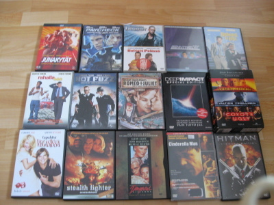 DVD ELOKUVIA 34 KPL