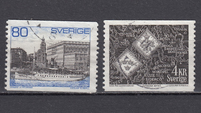 Ruotsi 1971 Fa 719, 720  Waxholmin laiva, Kolikot