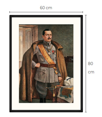 Uusi Mannerheim taulu koko noin 60 cm x 80 cm