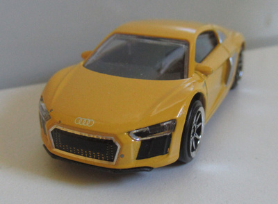 Audi R8 pienoismalli Majorette 1/50