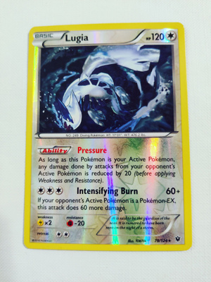 Lugia - 78/124 - Pokemon Fates Collide XY Reverse Holo Rare