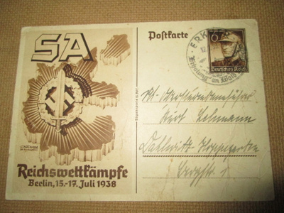 Reich: SA propaganda ehiö 1938