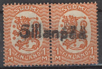 Sillanpää -rivileima M17 1mk parilla