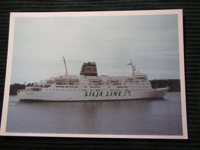 Silja Line. M/S  Svea Corona. Laivapostikortti