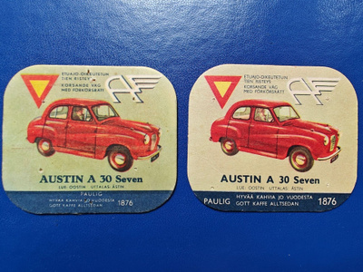 PAULIG KAHVILAPPU: AUSTIN A 30 SEVEN 2 KPL TYYPPI 1 JA 2