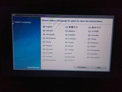 Acer Emachine palautuslevyt 3 kpl DVD