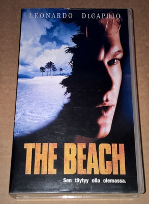 THE BEACH LEONARDO DICAPRIO  VHS DRAAMA 2000