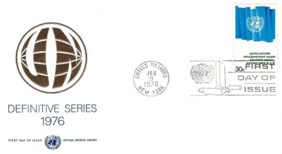 9.1.1976 FDC YK 30C DEFINITIVE SERIES