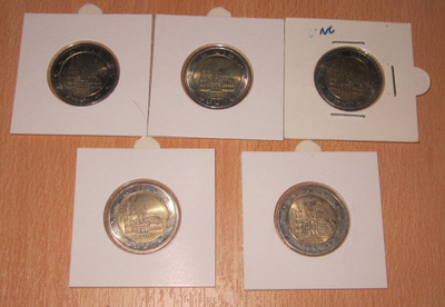 Saksa 2 € 2011 - Kölnin tuomiokirkko - Westfalen (UNC)
