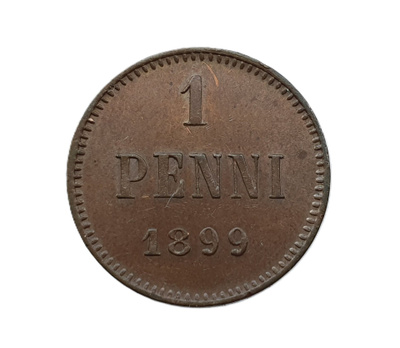 1 penni 1899 - hyväkuntoinen!