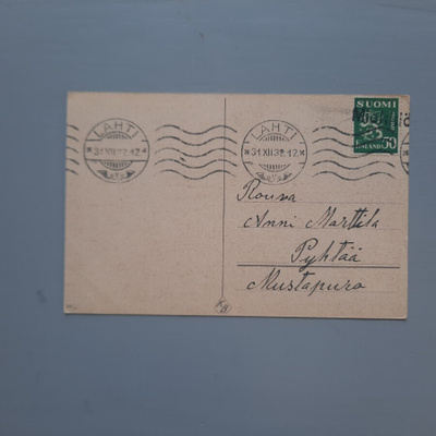 Hollola rivileima Miekkiö kortilla, Lahti 1932