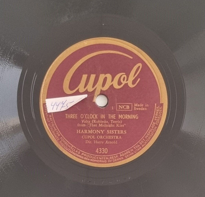 Savikiekko 1950 - Harmony Sisters - Cupol 4330