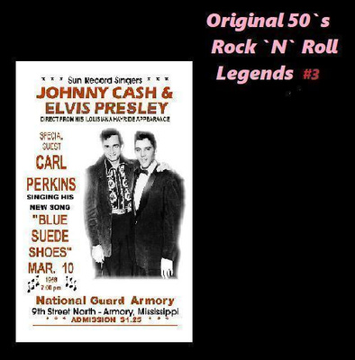 50`s ROCK `N` ROLL LEGENDS --- valokuva 21cm x 30cm  #3