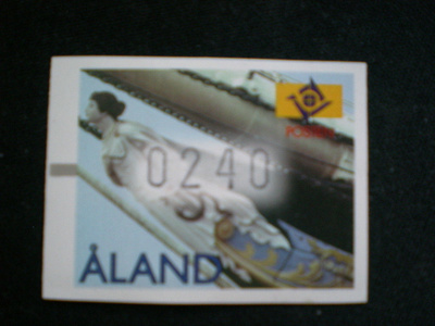 Vuoden 1997 FRAMA-merkki Å9 Mneme 2,40 mk **
