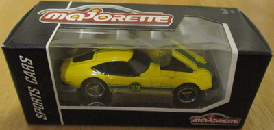 Toyota 2000 GT Coupe 3D Yellow Green 1970 Majorette 1:56