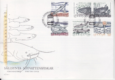 Ruotsi FDC 1991 Kaloja.