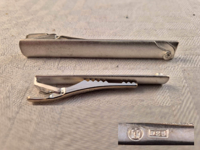 Hopeinen KK-solmionpidike, 62 mm, 7 mm, 13 g