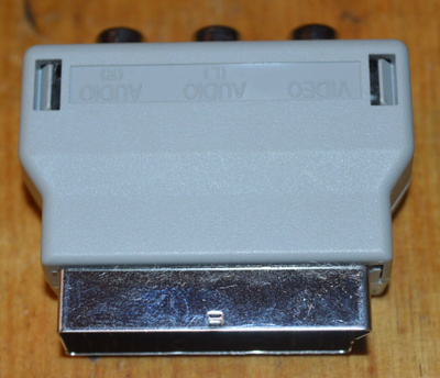 SCART to RCA adapteri