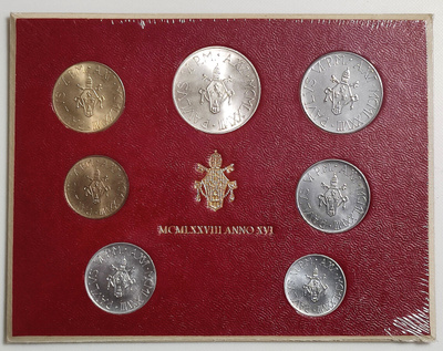 Vatikaani 1978 kolikkosetti, UNC