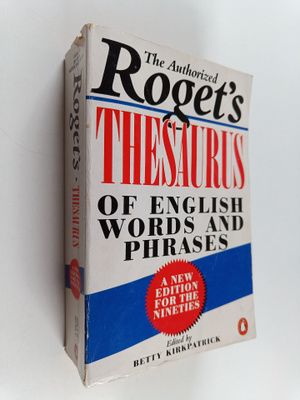 Peter Mark Roget : Roget's thesaurus of English words and...