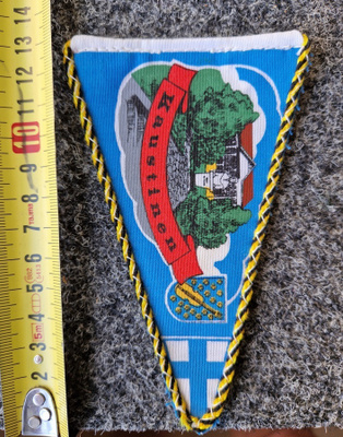 Kaustinen vintage pieni matkamuisto viiri