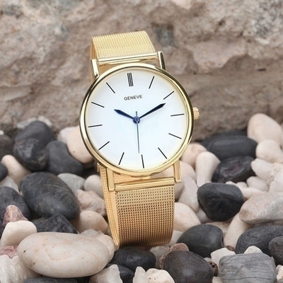 206 .. Golden Duble Tyylikäs Kaunis Geneve .. Rannekello