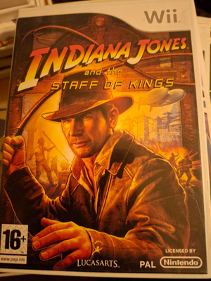 WII Indiana Jones and the Staff of Kings CIB