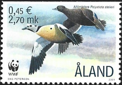 Åland 2001 ÅV 9  WWF Allihaahka  2,70 mk ** LaPe 183