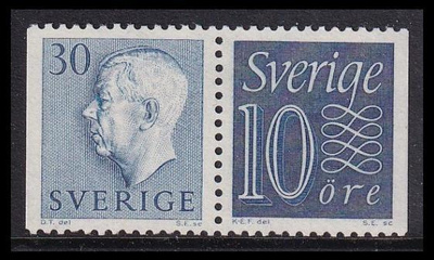 Ruotsi 427-430aDD ** Gustaf-numero vihkopari (1957)