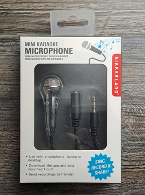 Mini karaoke mikrofoni!