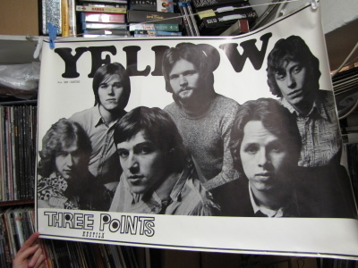 YELLOW VANHA KEIKKAJULISTE TOSI HARVINAINEN