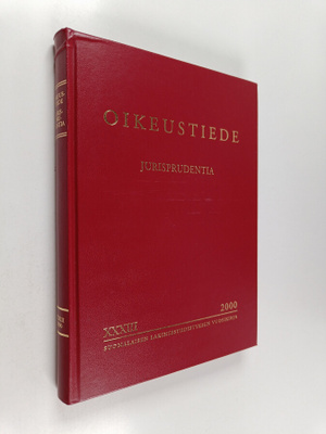 Oikeustiede Jurisprudentia. 33, 2000 : suomalaisen lakimi...