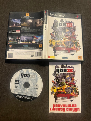Grand Theft Auto III PS2 (Suomijulkaisu)