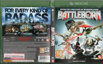 Battleborn	(70 739)	k		XBOXONE					requires internet		16 - i