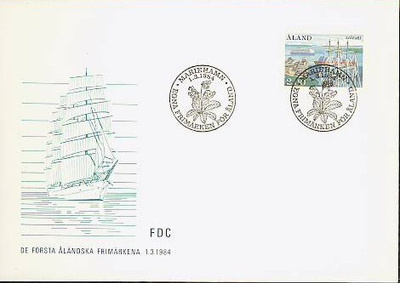 1984 merenkulku FDC